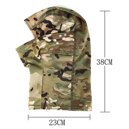 Camouflage Balaclava Full Face Mask Wargame CP Hat Hunting Bicycle Cycling Bandana Neck Gaiter