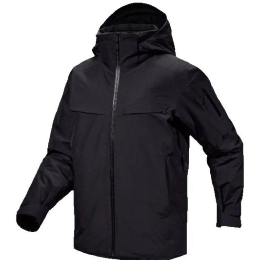 2025 Bird Embroidery Macai Duck Down Parka Hard Shell Jacket Men's Outdoor Waterproof Windproof Hooded Coat for Hiking Camping