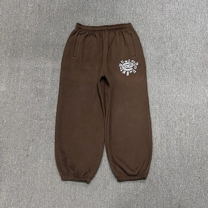 American High Street Black Sweatpants ADWYSD Pants Sunroll Fleece Zipper Pocket Men Women Cleanfit Trousers