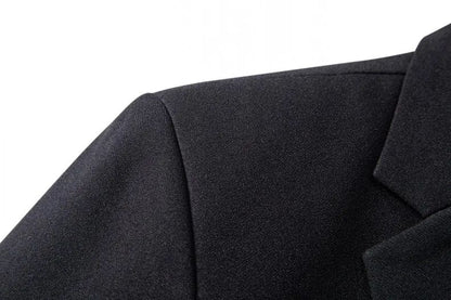 2024 New Spring Men's Western-style Blazer Single Breasted Pesalir Fabric Casual Slim Fit Wedding Suit Jacket For Men