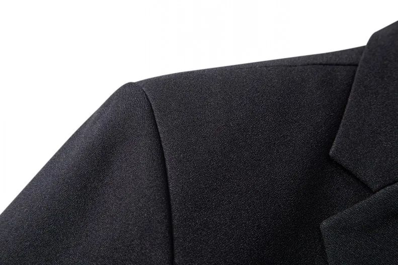 2024 New Spring Men's Western-style Blazer Single Breasted Pesalir Fabric Casual Slim Fit Wedding Suit Jacket For Men