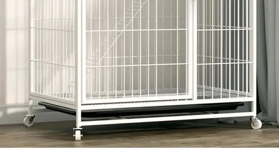 Villa para Gatos de Dois Andares Interna Extra Grande Espaço Livre Gaiola para Pets Casa de Escalada para Gatinhos Villas para Gatos Castelo para Gatos com Banheiro Integrado