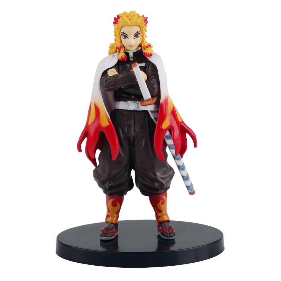 Anime Demon Slayer Kimetsu no Yaiba figura Kamado Tanjirou Boneco de Ação Agatsuma Zenitsu Nezuko Guerreiro PVC Modelo Brinquedos