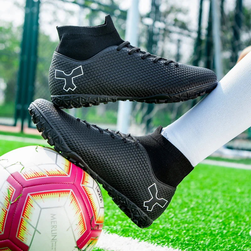 Quality Soccer Cleats for Men Soccer Shoes Society Boys Football Boots Children Football Shoes Sneakers Unisex Soccer Boots