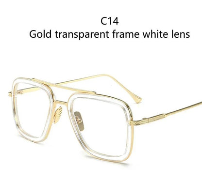 High Quality Iron Man Tony Stark Fishing Sunglasses Square Outdoor Sport Fishing Glasses Men Spider Eyewear Sports Sun Glasses