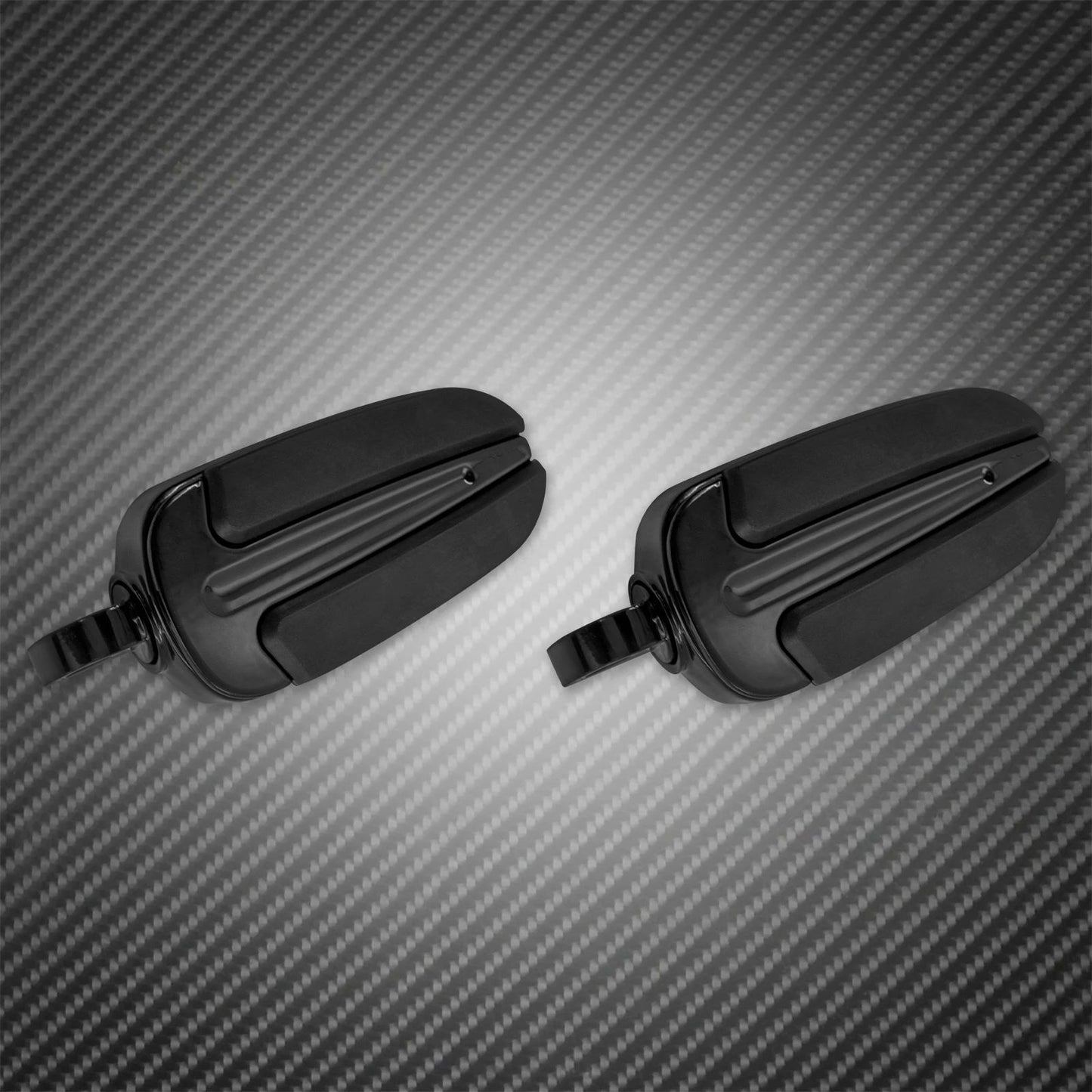Motorcycle Rear Footpegs Pedal Slipstream Passenger Footrest For Harley Touring Road King FLHR Softail Fat Boy Dyna Sportster XL