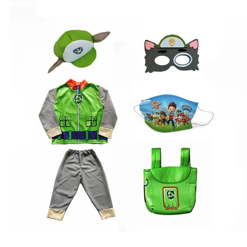 Anime Dog Patrol Kids Cosplay Costume Marshall Chase Skye Zuma Rubble Children Tops Pants Patrol Uniform Halloween Costume