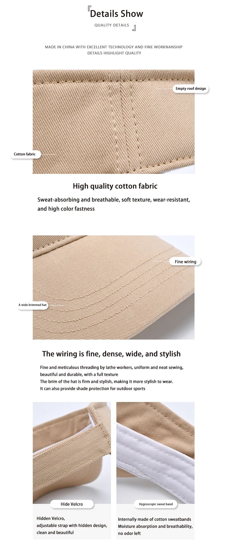 New cotton sports and leisure men, women and children can empty top hat, hat, tennis hat, sun protection outdoor running hat