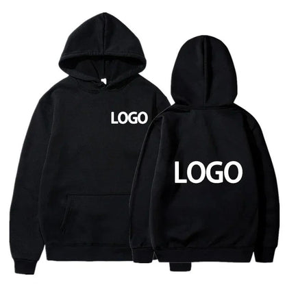 Customized Pullover Hoodie Unisex Poly-Cotton Blend Loose Casual Wear For Team Bulk Order Club Events