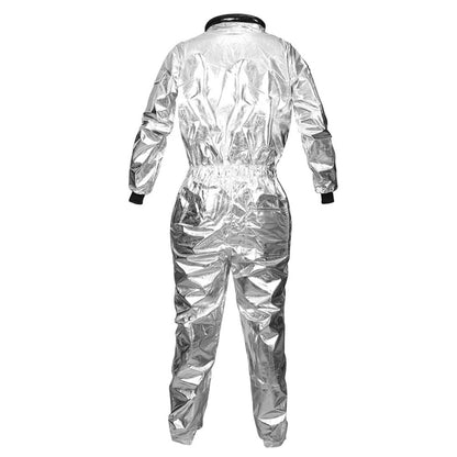 Astronaut Costume Spacesuit Silver Spaceman Men Women Space Suit Halloween Christmas Performance Spacesuit Costume Party Gift