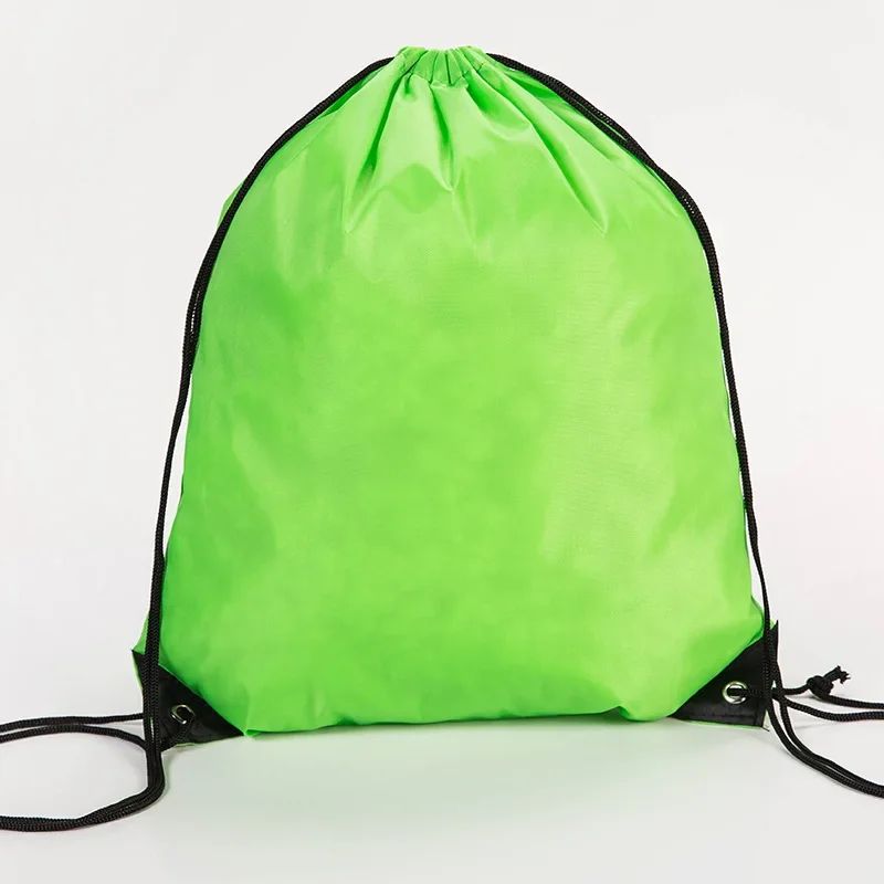 Mochila Dobrável Esportiva para Viagem ao Ar Livre Bolsa Portátil Impermeável para Natação Praia Acampamento Mochila de Cordão Bolsas de Nylon Diárias