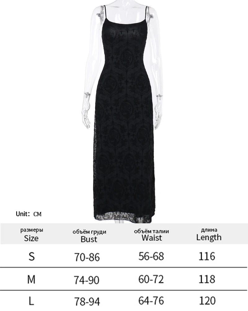 Dark Halloween Lace Dress Punk Trend Sexy Evening Dress Suspender Skirt For Women