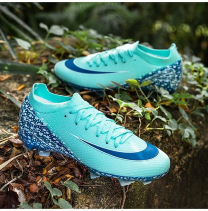 New Men Women Professional Football Boots Cleats Grass Training Match Sport Soccer Shoes FG/TF Ultra-light Non-slip Unisex