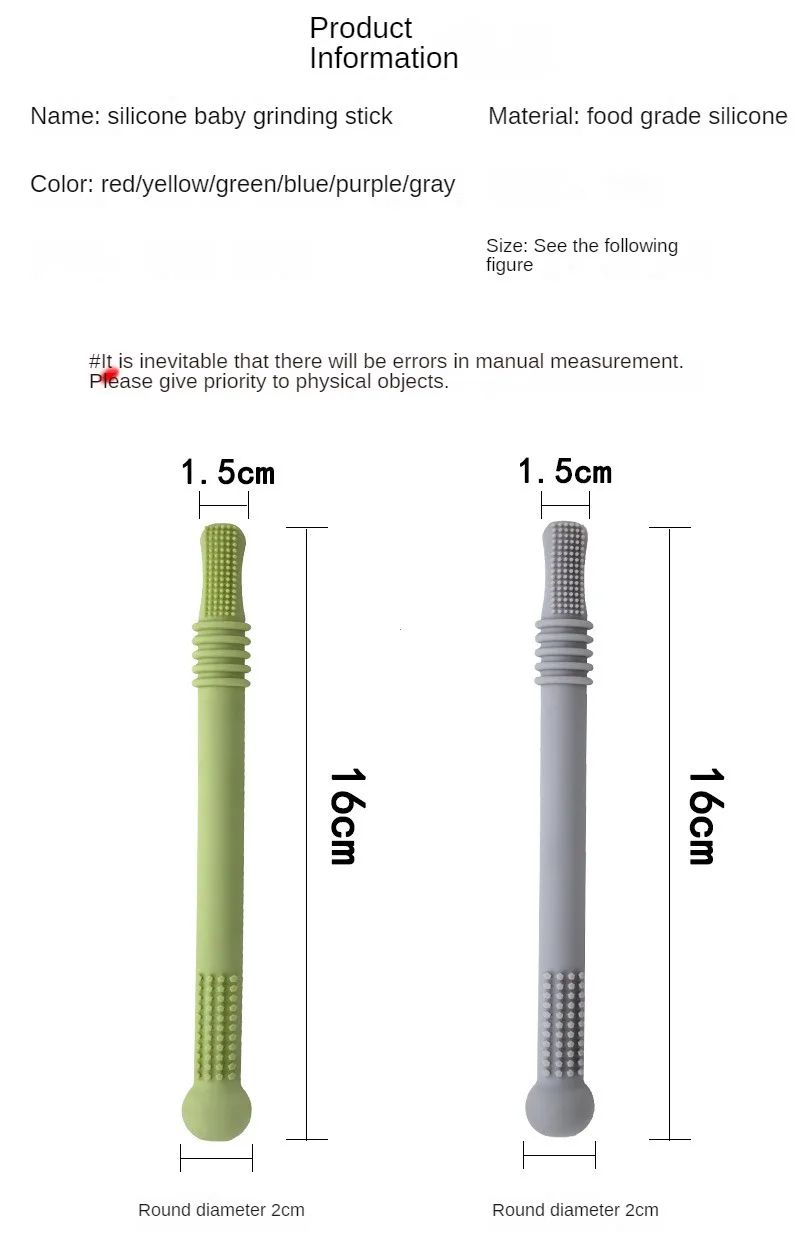 Brinquedo de Mastigar Seguro para Bebês, Mordedor de Silicone para Dentes Molares, Mordedores para Bebês, Alça de Silicone Molar para Bebês, Brinquedo de Segurança para Bebês