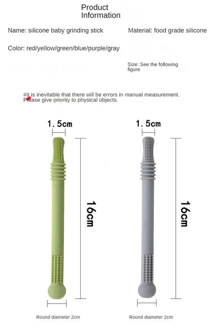 Brinquedo de Mastigar Seguro para Bebês, Mordedor de Silicone para Dentes Molares, Mordedores para Bebês, Alça de Silicone Molar para Bebês, Brinquedo de Segurança para Bebês
