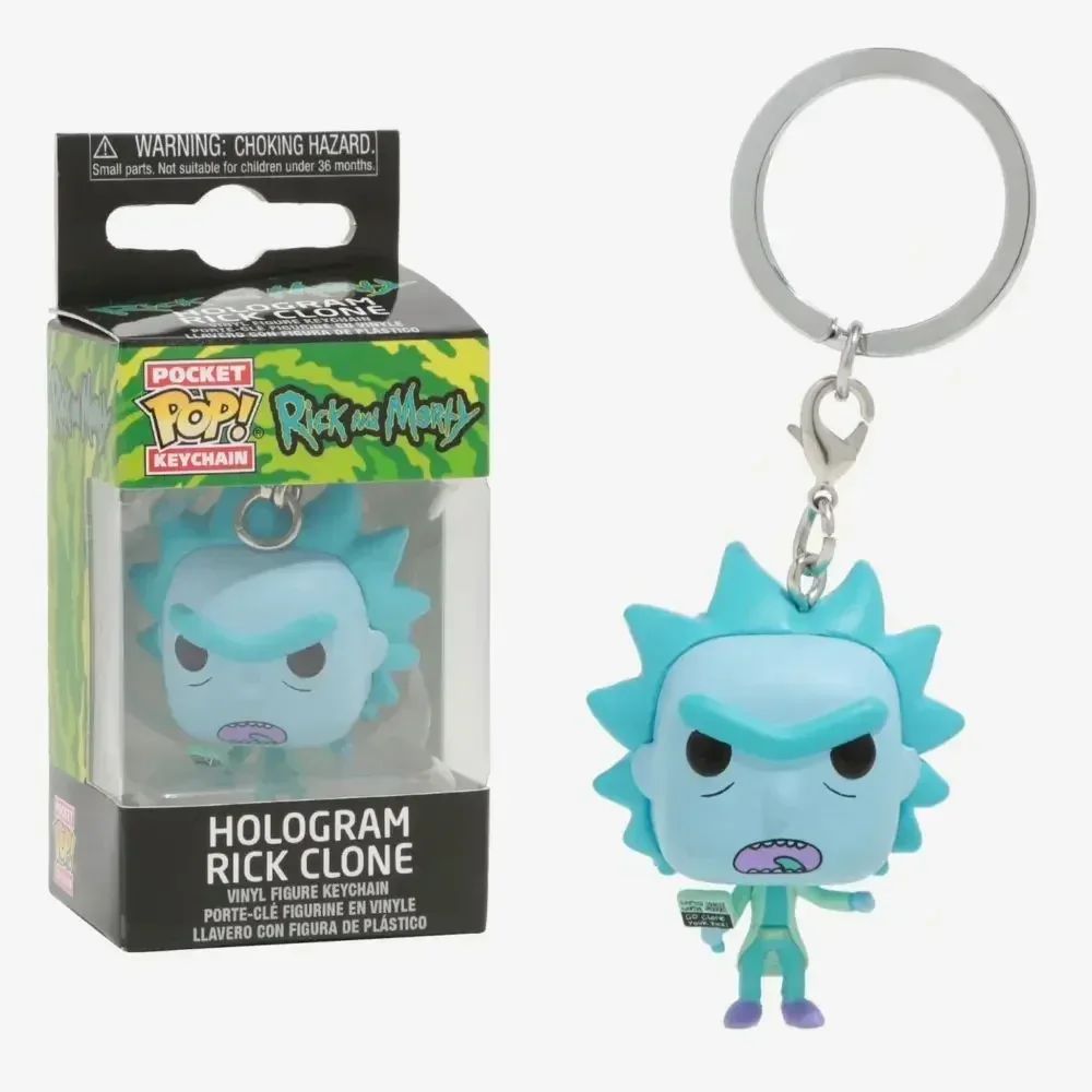 Funko Pop Novo Rick E Morty Noob Noob TINKLES MR. POOPY Chaveiros Boneco de Vinil Krombopulos Pickle Rick Chaveiro Pocket Pop Brinquedo