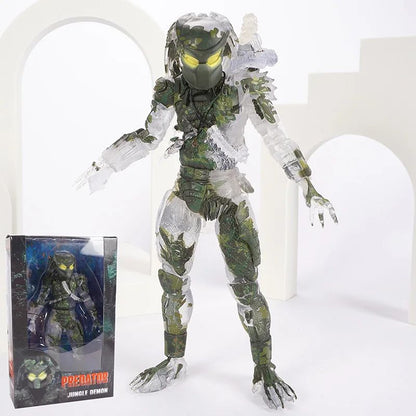 Filme Clássico NECA Ultimate Series Predador 7" Caçador da Selva vs Ovos Alienígenas PVC Boneco Articulado Colecionável
