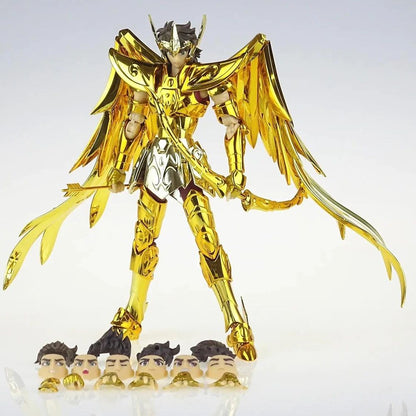 EM ESTOQUE CS Modelo Saint Seiya Myth Cloth EX Sagitário Aiolos/Capricórnio Shura/Gêmeos Saga/Libra Dohko Boneco de Ação