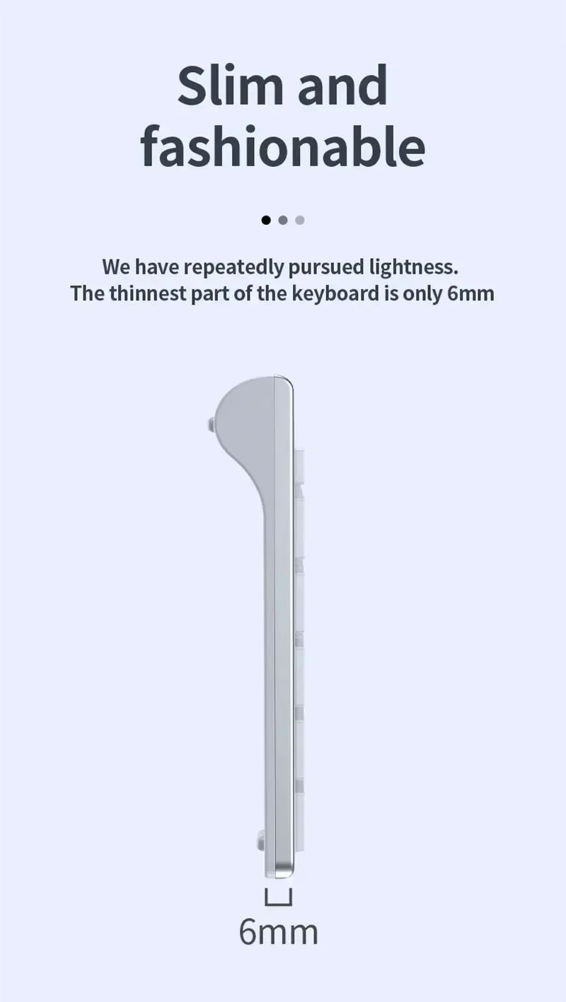 Wireless Keyboard Mouse Bluetooth 5.0 2.4G Combo Rechargeable Full Size Wireless Keyboard For Notebook Laptop Tablet iPad PC