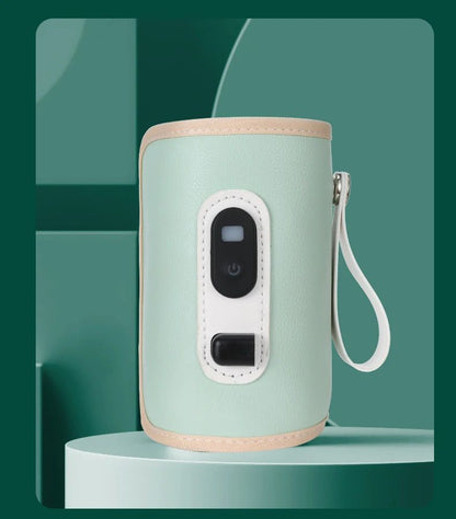 USB Baby Milk Bottle Thermal Bag Universal Digital Display Nursing Bottle Heater Portable Baby Milk Heat Keeper for Traveling