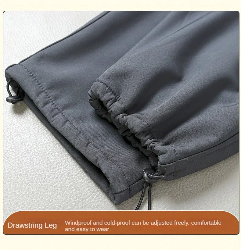 2026 Conjunto de Ciclismo com Capuz Soft Shell de Pele de Tubarão para Uso Externo, Conjunto de Pesca Quente de Veludo Masculino, Conjunto de Assalto de Soft Shell e Veludo