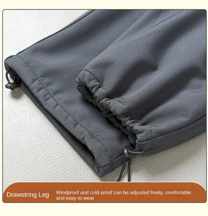 2026 Conjunto de Ciclismo com Capuz Soft Shell de Pele de Tubarão para Uso Externo, Conjunto de Pesca Quente de Veludo Masculino, Conjunto de Assalto de Soft Shell e Veludo