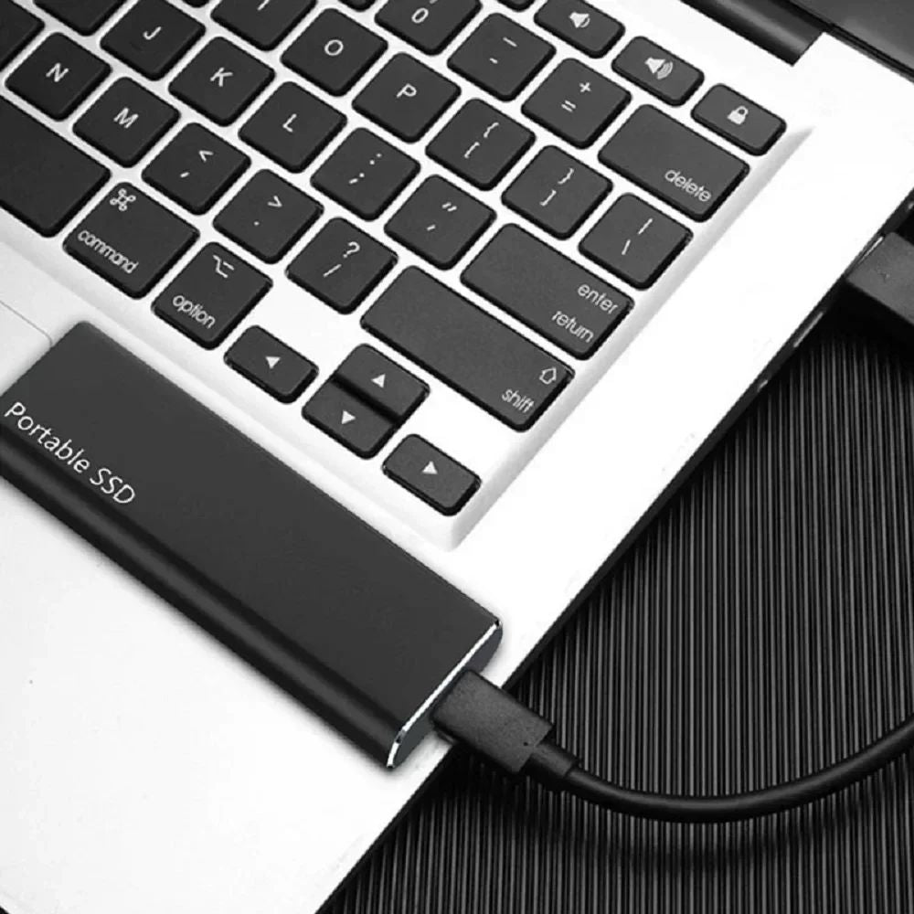 SSD de alta velocidade de 128 TB, disco rígido externo portátil, unidade de estado sólido móvel de 1 TB, disco rígido externo massivo de 2 TB e 4 TB para laptop/MAC/PC