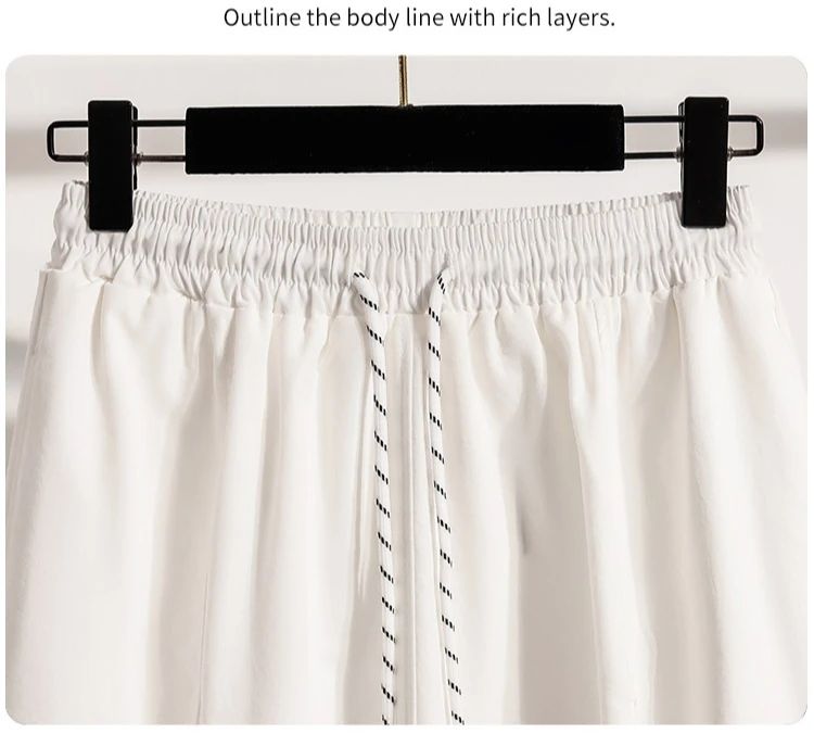 Korean Style Casual Versatile Long Skirt Plus Size Skirts Women 2025 Autumn New Fashionable High Elastic Waist A Line Skirt