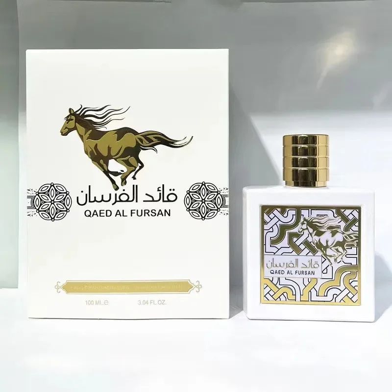 Colônia Árabe Fursan 100ml Perfume Unissex Masculino Feminino Alta Qualidade Longa Duração Levemente Perfumado Feromônios Presentes