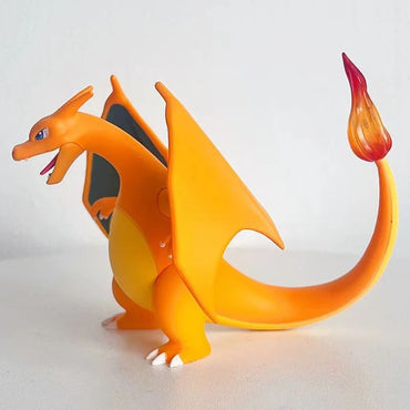 Miniaturas de Anime Pokémon Charizard de 9cm, Boneco de Ação Pocket Monster, Brinquedo Colecionável, Decoração de Desenho Animado Charmander para Presente de Natal
