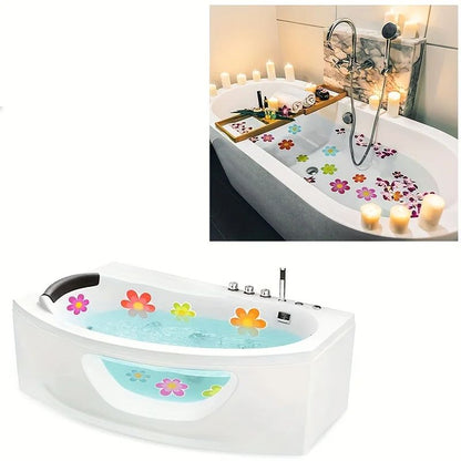 10pcs-Cartoon Pattern Bathroom Bathtub Anti Slip Sticker Staircase Floor Mat Children's Room Self-adhesive Anti Slip Sticker