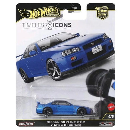 Hot Wheels Premium FPY86 Timeless Icons, Nissan Koenigsegg Ferrari F50 Lexus Porsche, Carro de Liga Fundida em Escala 1:64 para Colecionadores