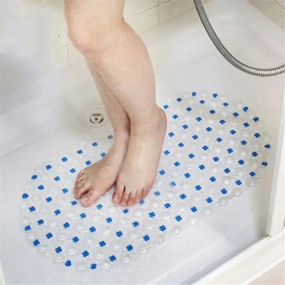 1PC Anti-slip shower pad with suction cup Massage Mat anti-fall children's foot pad PVC bathroom floor mat Bathroom accessories