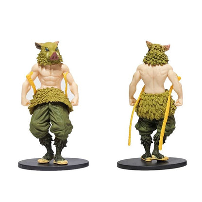Anime Demon Slayer Figure Kamado Tanjirou Nezuko Action Figures PVC Model Toys Zenitsu Figurine Inosuke Kimetsu No Yaiba Figura