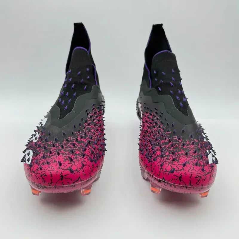 New Men Football Field Boots Professional Original Soccer Shoes Resistant Unisex Comfortable Ankle Cleats Football Shoes Outdoor