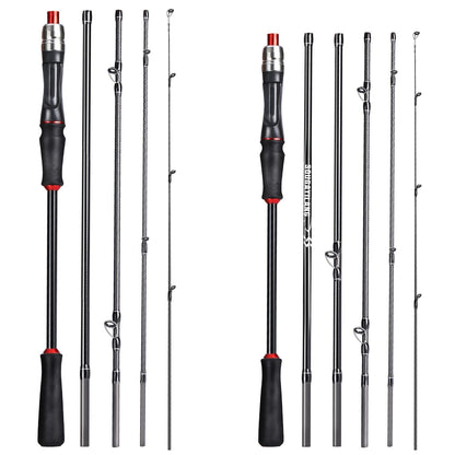 Sougayilang Lure Fishing Rod 1.8m 2.1m Carbon Fiber Spinning Casting Fishing Rod Bait Weight 10-30g for Carp Pike Bass Fishing