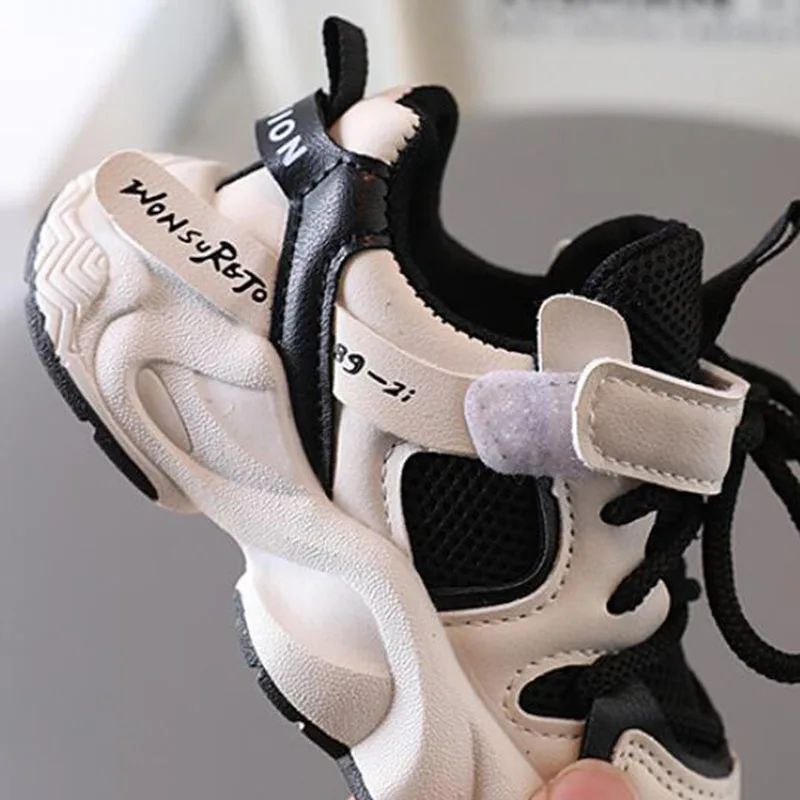 Spring Autumn Kids Sport Shoes Mesh Breathable Boys Sneakers Student Girls Shoes Non-slip