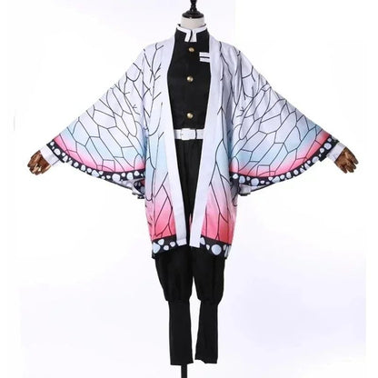 2026 Kochou Shinobu Cosplay Costumea Kochou Uniforms Wigs Hairs Halloween For Kids Adult Cos Party