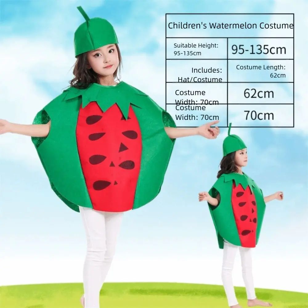 Fruit Fruit Vegetable Cosplay Costume Portable Cosplay Dance Performance Costumes 90-140CM Performances Cos Clothing