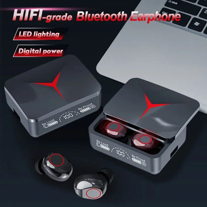 M90 Fones de ouvido sem fio TWS Bluetooth controle de toque fones de ouvido esportivos fones de ouvido Hifi estéreo para jogos com microfone para smartphone