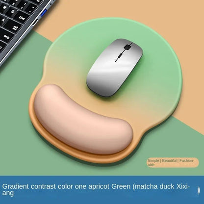 Gradient Mouse Pad Comfortable Wrist Support Non Slip Mice Mat Soft Mousepad Wrist Support Computer Silicone mouse pad