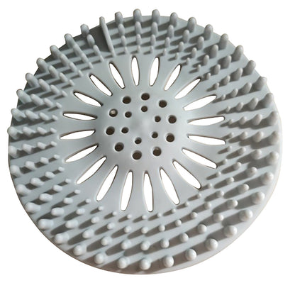 Silicone Drain Hair Catcher with Suction Cup Shower Bathtub Drain Strainer Hair Filter Drain Sink Strainer Bathroom Accessories
