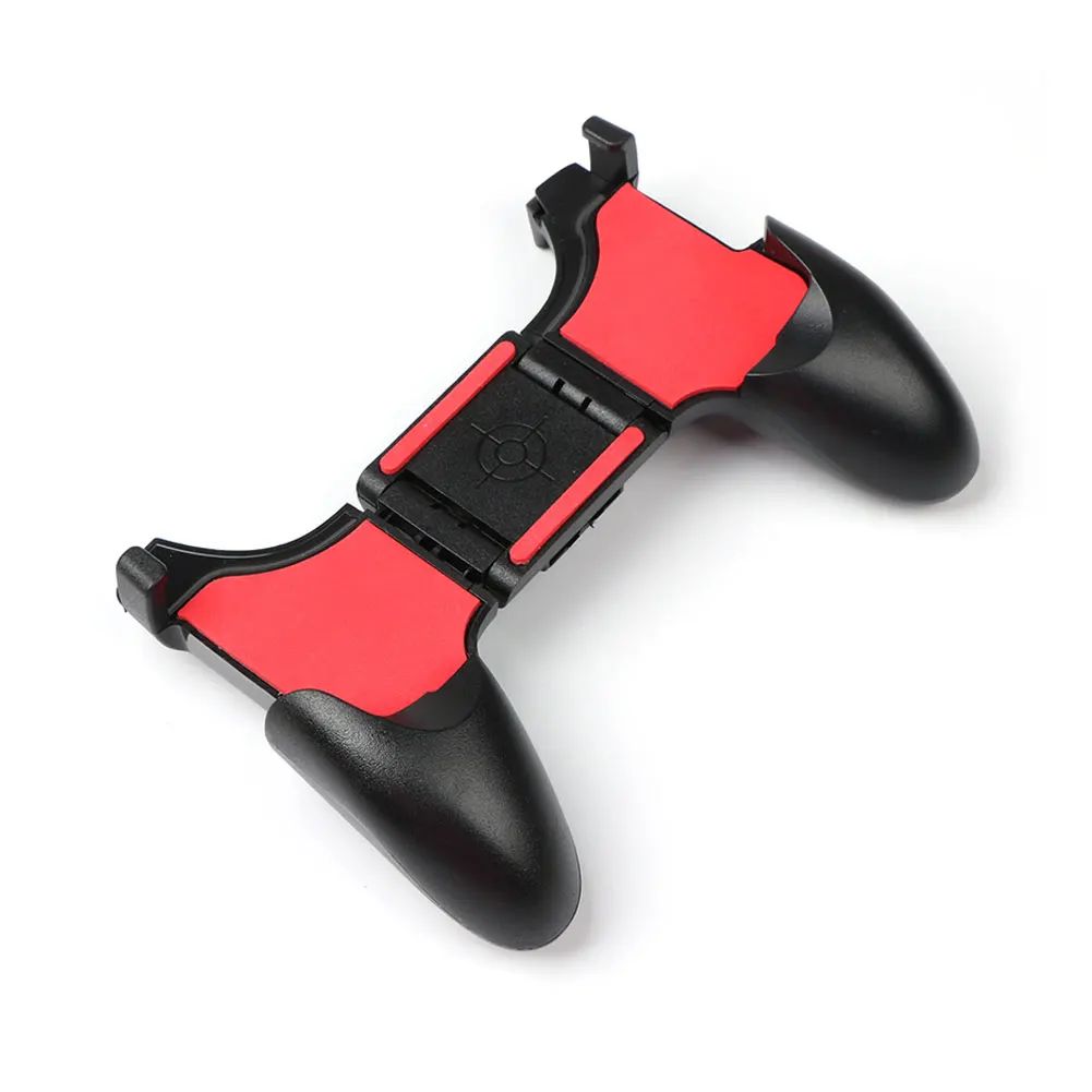 Portable 2 in 1 Mobile Game Controller PUBG Gaming Joystick Shooter Trigger Buttons Smartphone Gamepad for iPhone Android