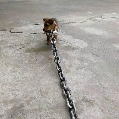 Corrente de Ferro de Simulação de Plástico Gigante para Cães Guias de Plástico Grosso para Cães Corda de Tração Divertida para Filhotes Grande Corrente de Ferro Acessórios para Cães de Estimação