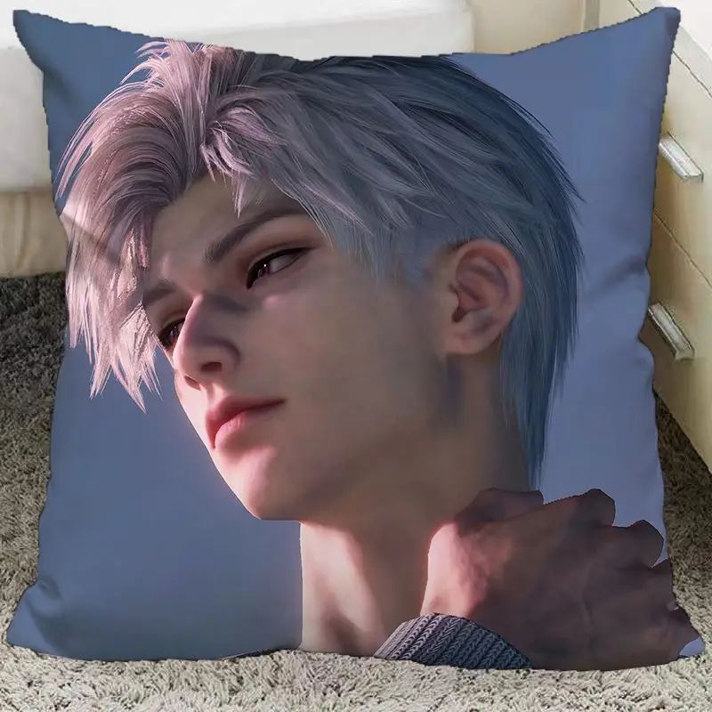 Game Love and Deepspace Sylus Pillow and Pillowcase Double Sided Pattern Throw Pillows 40x40cm
