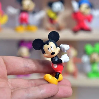 Disney Steamboat Willie Mickey Mouse Anime Figure Model Toys Cake Desktop Decoration Collectible Dolls Toys Gifts for Children