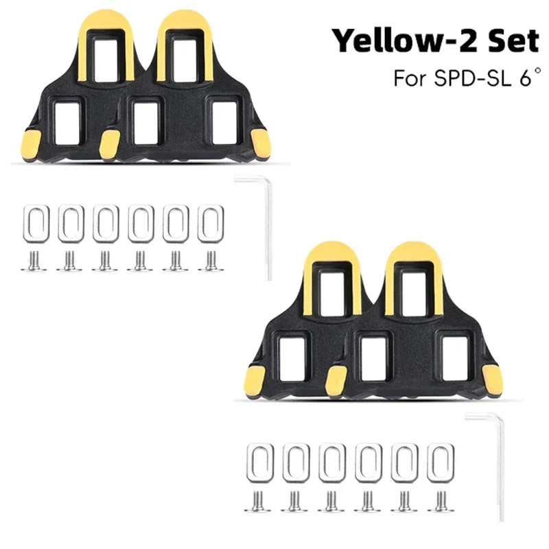 WEST BIKING Bicycle Locking Blade MTB Bicycle Self-locking Pedal Cleats Ultra Lightweight Road Bike Pedals Locking Cleat Plate