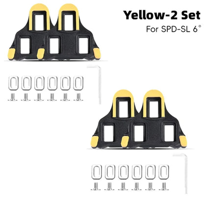 WEST BIKING Bicycle Locking Blade MTB Bicycle Self-locking Pedal Cleats Ultra Lightweight Road Bike Pedals Locking Cleat Plate