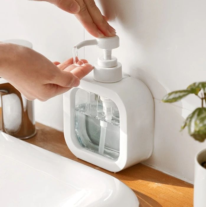 300/500ml Bathroom Soap Dispensers Refillable Lotion Shampoo Shower Gel Holder Portable Travel Dispenser Empty Bath Pump Bottle