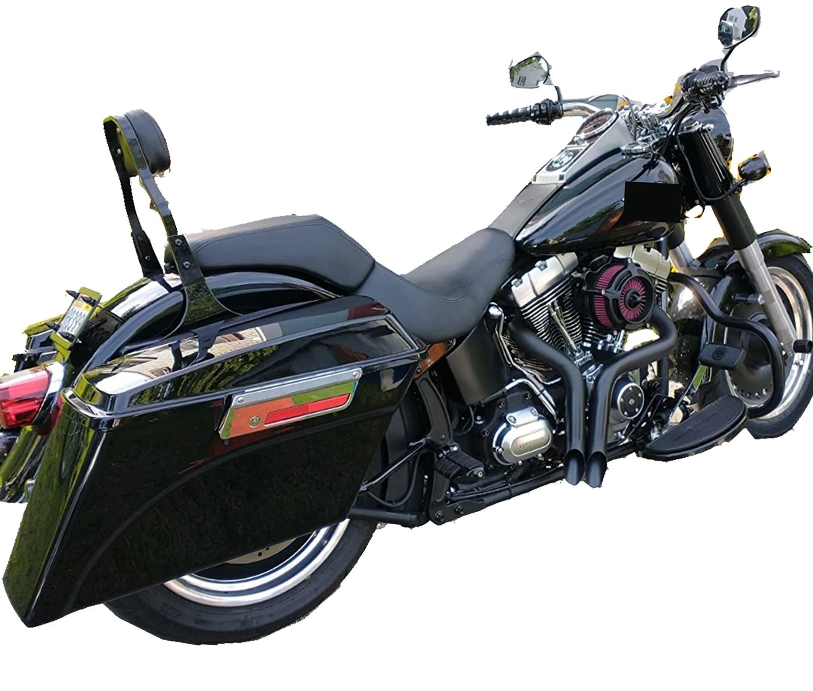 2 Inch Motorcycle Drag Pipes Exhaust System for Touring Softail Dyna Sportster with Forward Control Models Motorbike Accessories